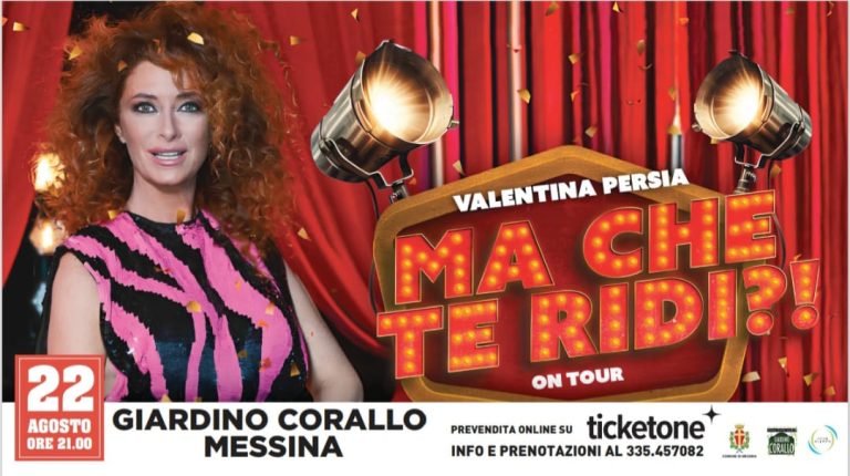 “Ma che te ridi”, arriva a Messina Valentina Persia