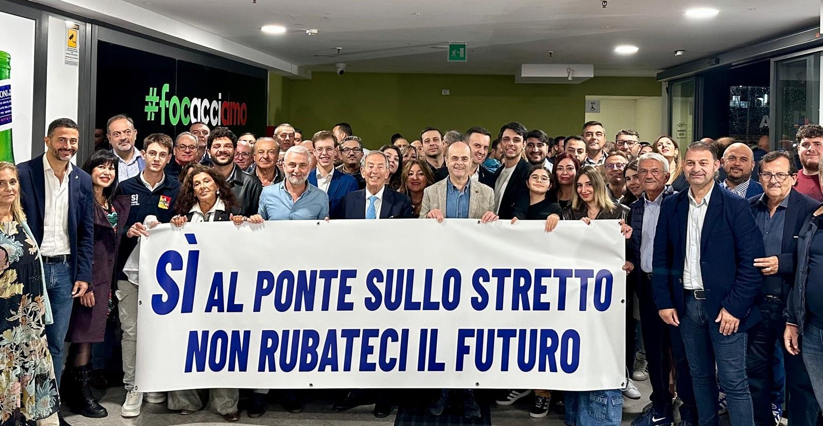 Sì-Ponte, flash-mob della Lega a Messina
