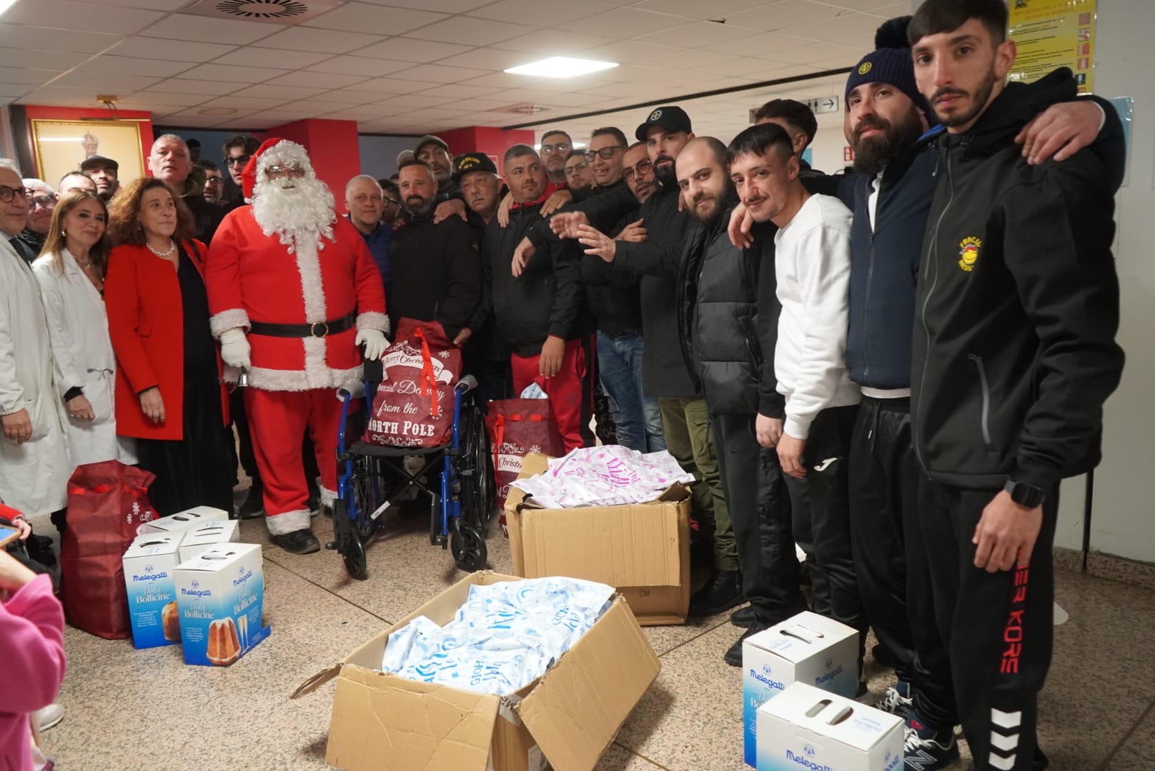 I club biancoscudati in corsia per regalare un sorriso