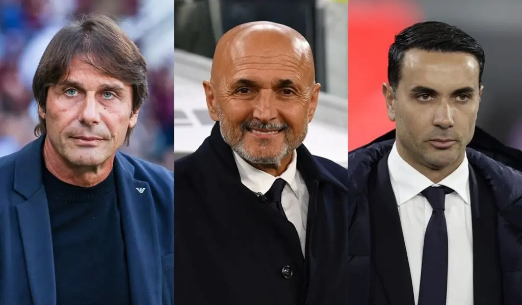 Conte, Spalletti e Palladino gli allenatori più citati da Radio e Tv