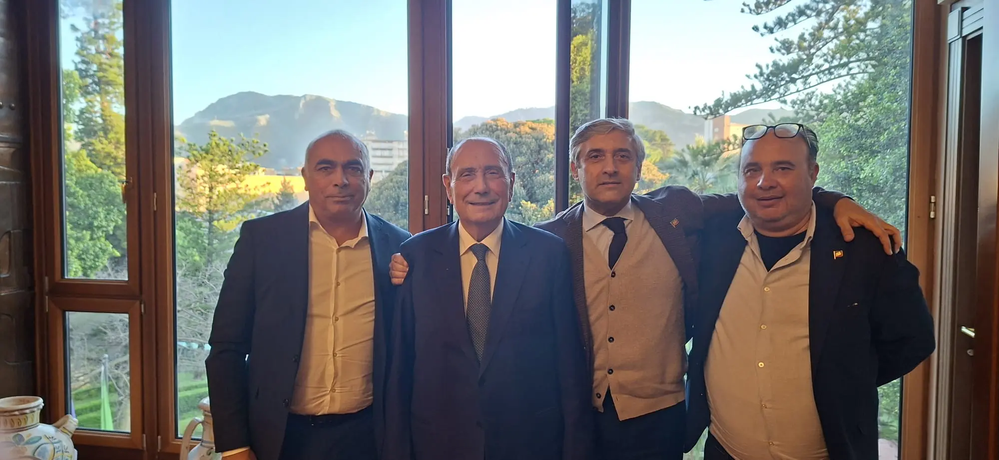 Schifani incontra a Palazzo d’Orléans il sindaco di Pantelleria Fabrizio D’Ancona