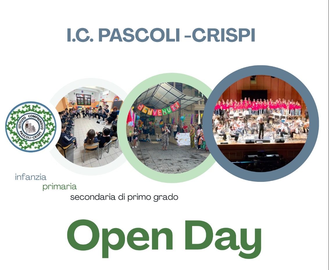 Via all’Open day del Comprensivo Pascoli-Crispi