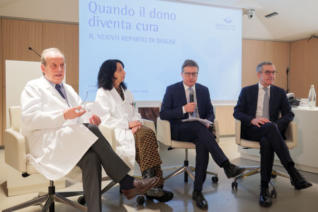Quando il dono diventa cura, nuovo reparto di Dialisi pediatrica al Bambino Gesù