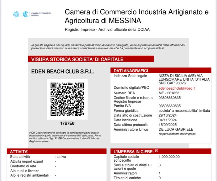 Balneari, il rampollo di casa De Luca fonda Srl da 1 mln di euro