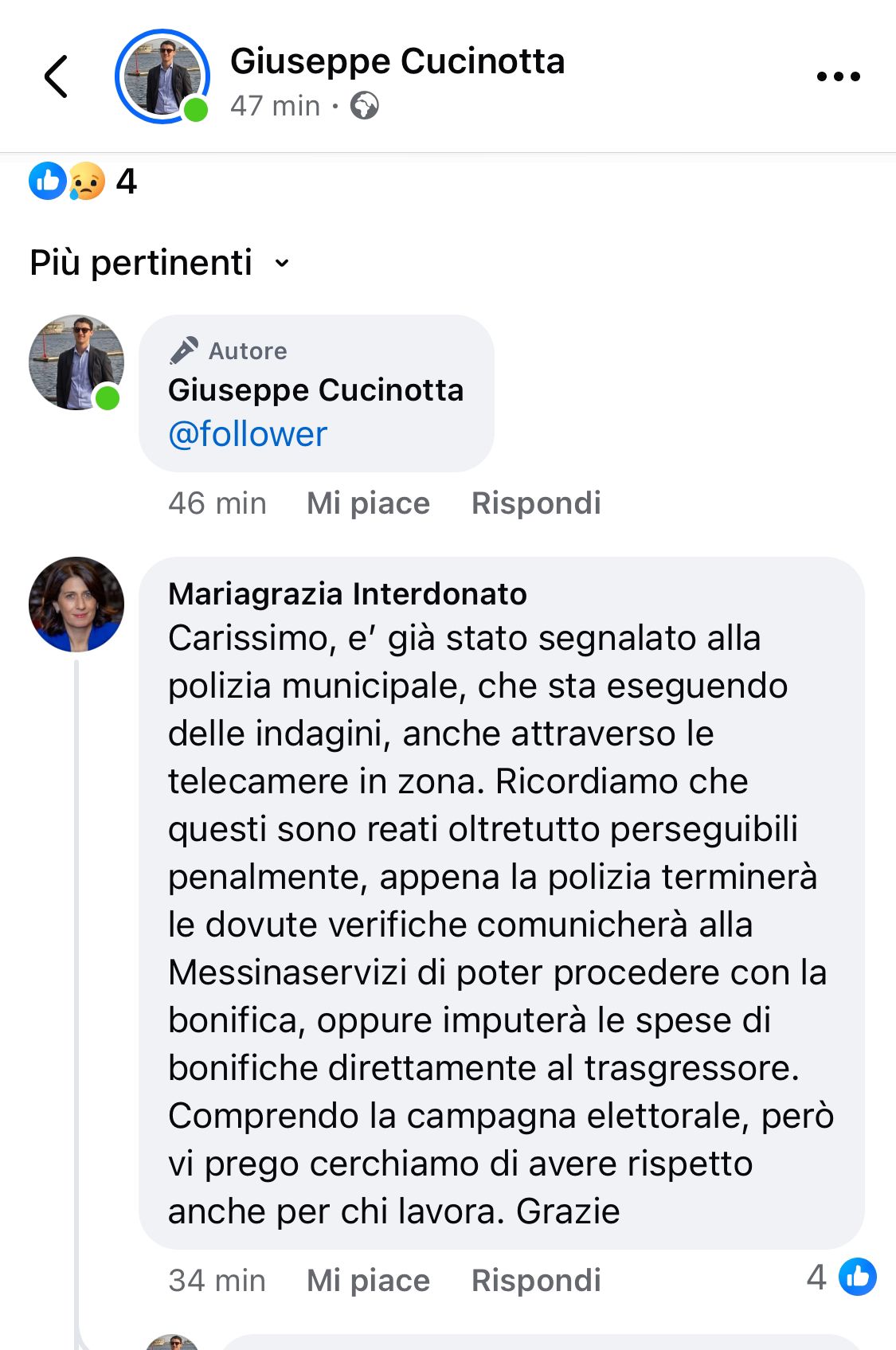 MessinaServizi: la Interdonato come sa di un’indagine della Municipale?