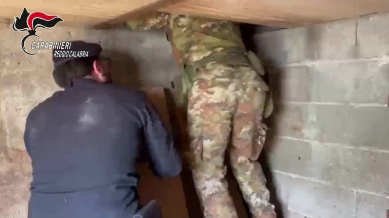 Bunker sotterraneo con serra hi-tech, quattro arresti nel reggino