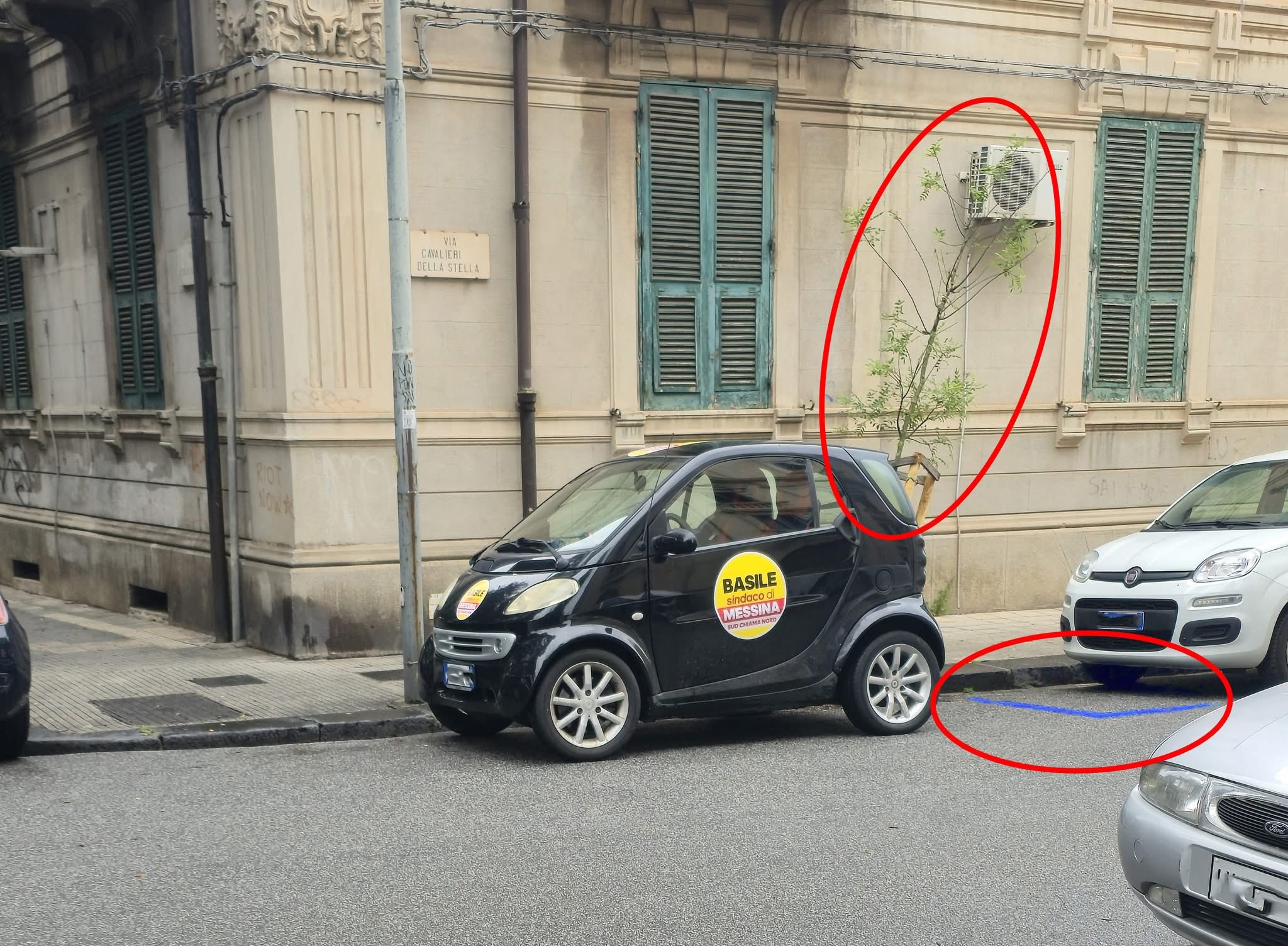 Il pessimo rapporto di Federico Basile con i posteggi…