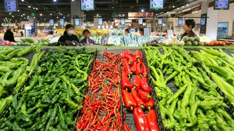 Cina, inflazione ancora in moderata ripresa ad aprile