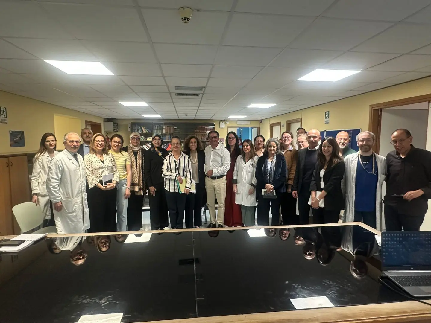 Un gruppo di studenti dell’Università di Rabat in visita al Policlinico di Messina