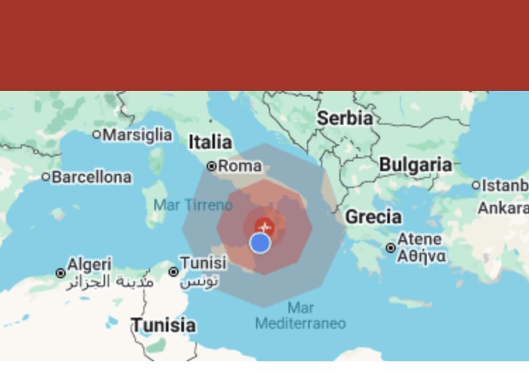 Violento terremoto, magnitudo 6.2