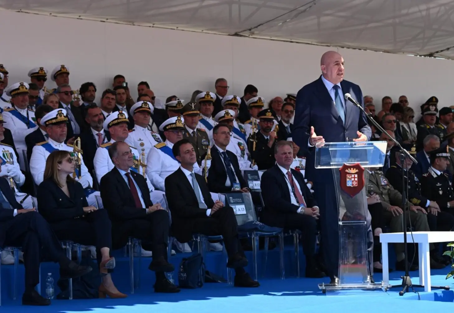 A Palermo la giornata nazionale della Marina Militare, Crosetto “La difesa è una grande famiglia”