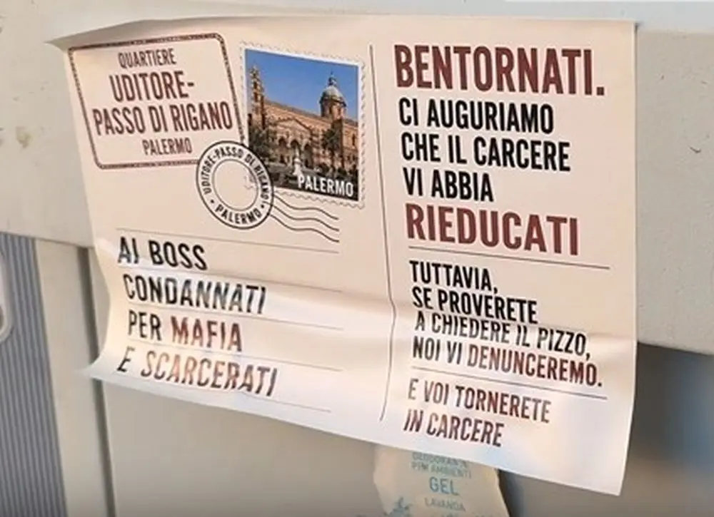 Cartoline a Palermo per i boss scarcerati, “niente pizzo o vi denunciamo” / Video