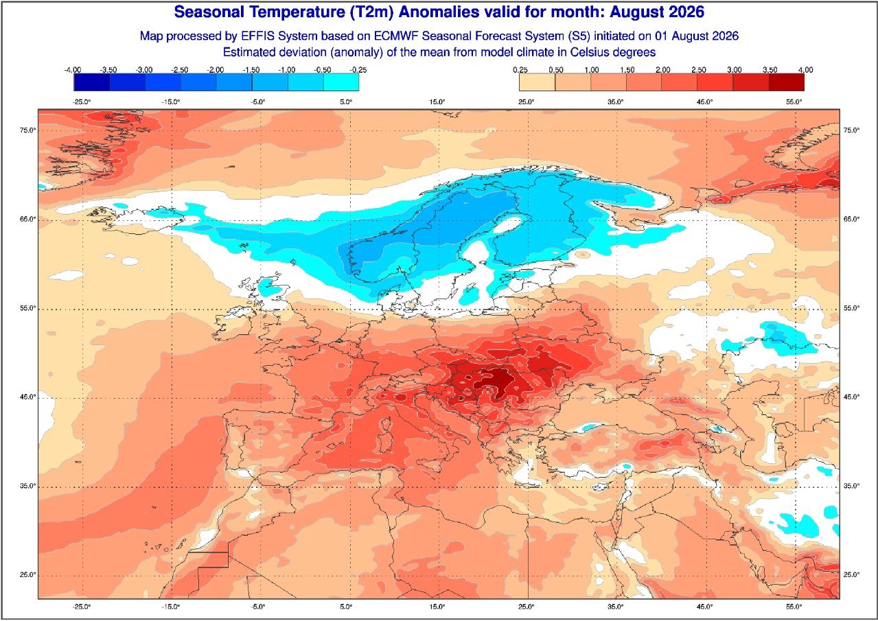 Agosto rovente con temporali e grandinate
