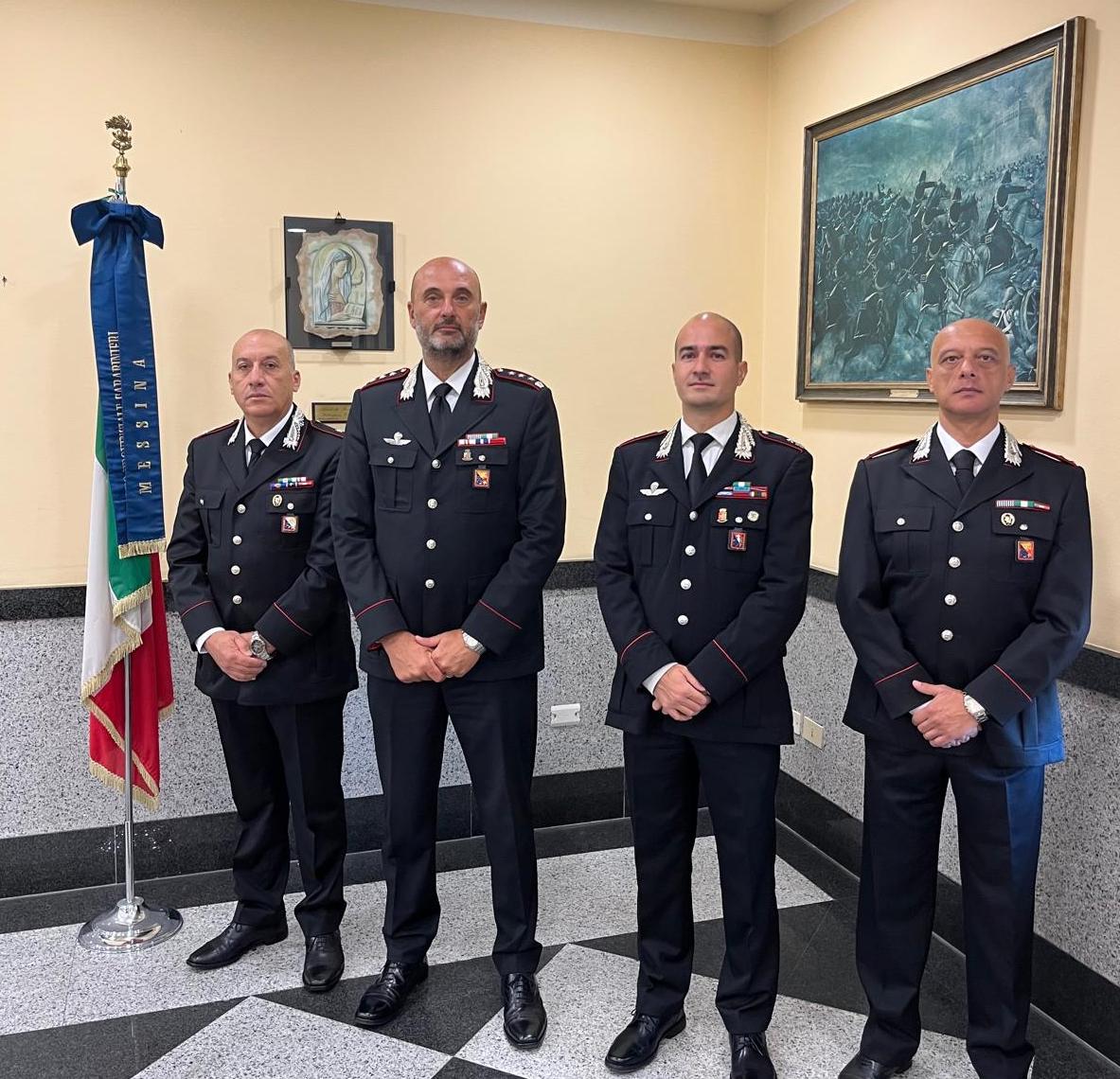Accolti tre nuovi ufficiali al Comando provinciale carabinieri