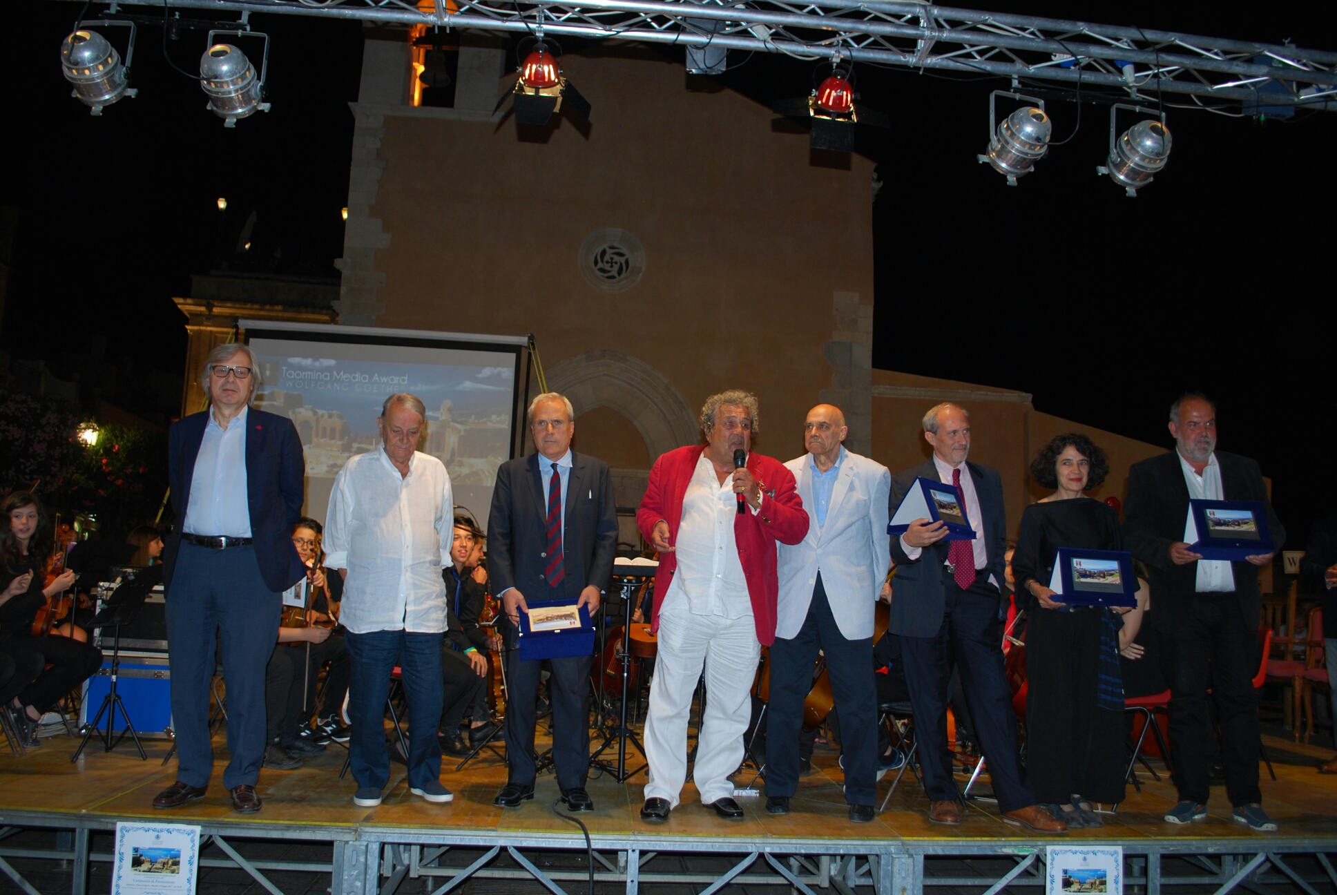 "Taormina media award Wolfgang Goethe", le premiazioni