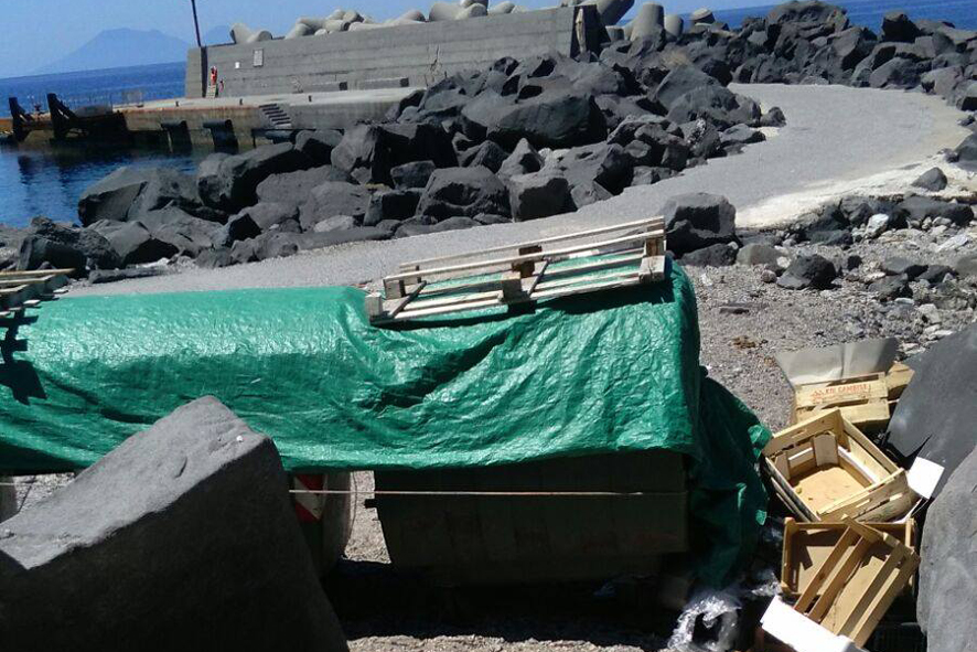 Ginostra, messo in sicurezza il costone roccioso