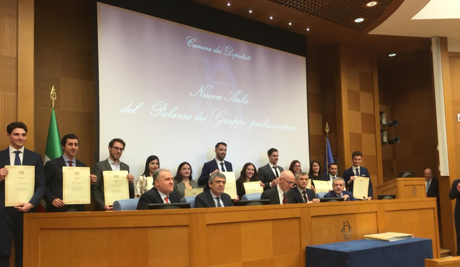 Giovani laureati premiati a Roma, il sogno di Chiara con Messina sempre nel cuore