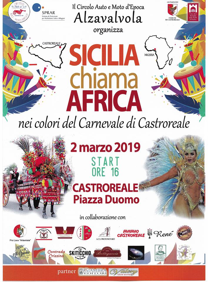 Al via la I° edizione di Sicilia chiama Africa nei colori del Carnevale di Castroreale