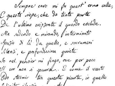 L'Infinito di Giacomo Leopardi compie 200 anni. Iniziative in tutta Italia