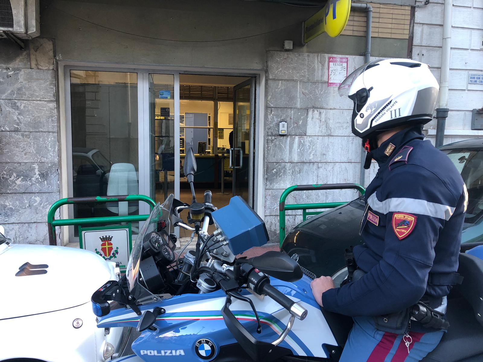Colpo da 60mila euro alle Poste: arrestato bandito solitario