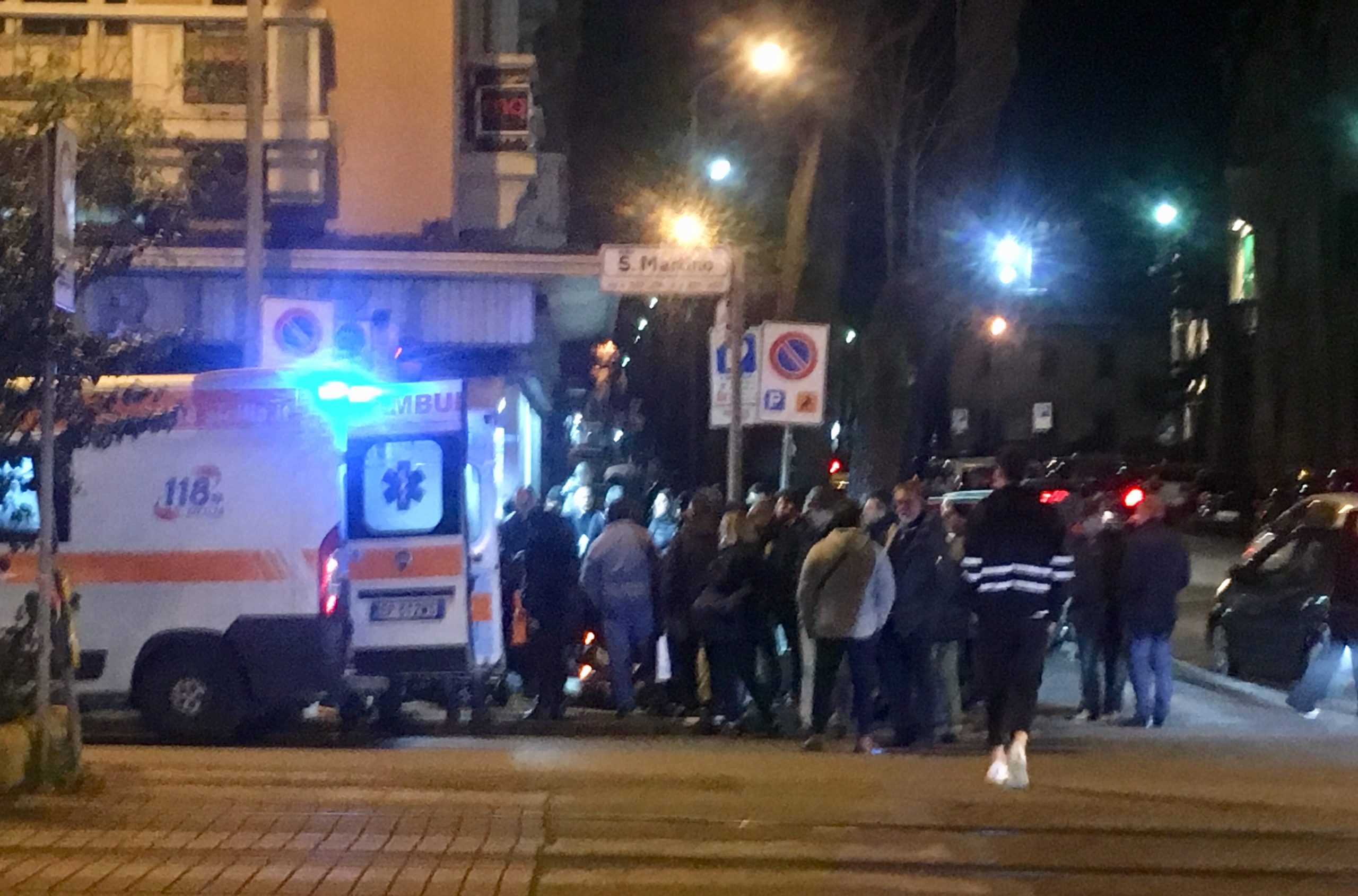 Viale San Martino: scontro auto-moto, tre feriti