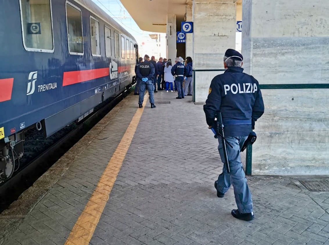 Coronavirus, bloccato treno proveniente da Milano