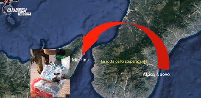 Droga sull'asse Messina-Locri: 19 arresti. TUTTI I NOMI