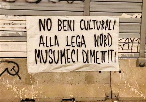 Striscioni contro Musumeci: No assessore alla Lega