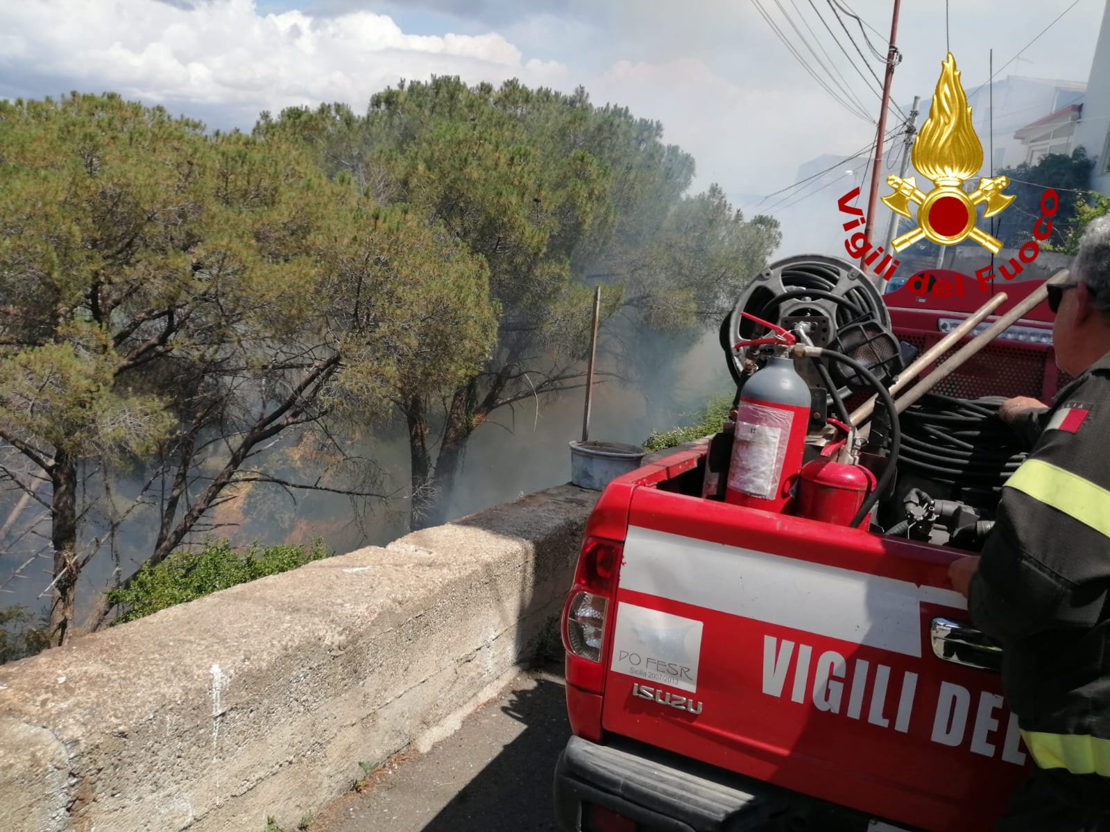 Incendi, in Sicilia oltre 8mila interventi dei vigili del fuoco