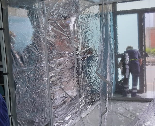 Policlinico, installato box per autopsie covid-19