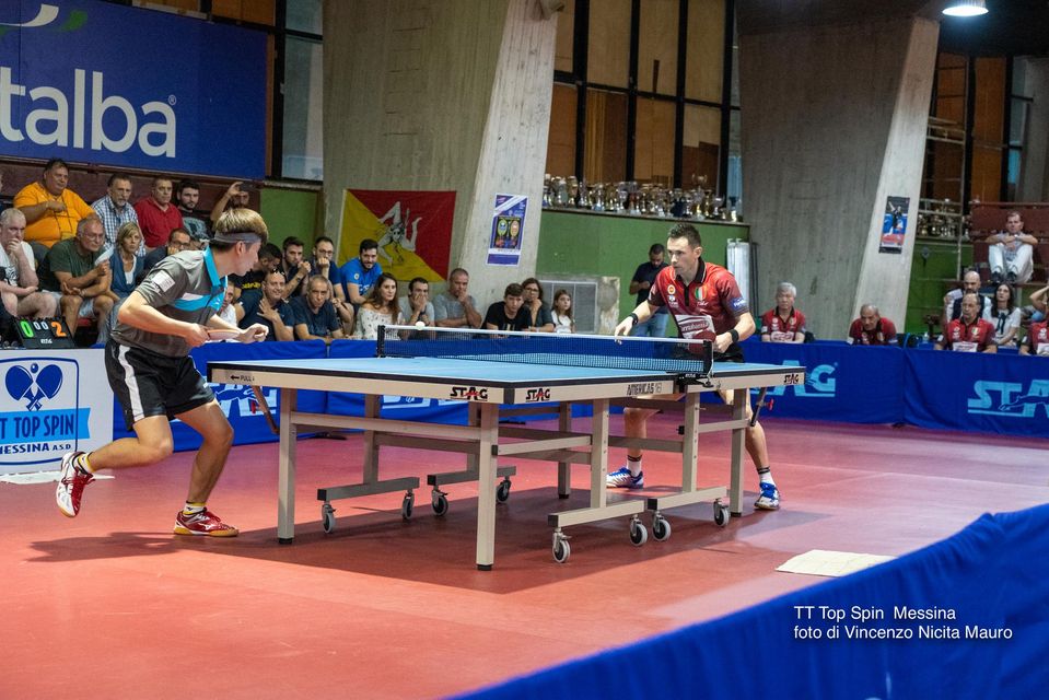 TENNISTAVOLO – Top Spin Messina sfida Apuania Carrara in Coppa Italia a Terni