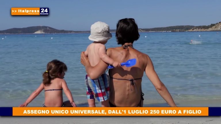 Assegno unico: 250 euro per ogni figlio fino a 21 anni di età