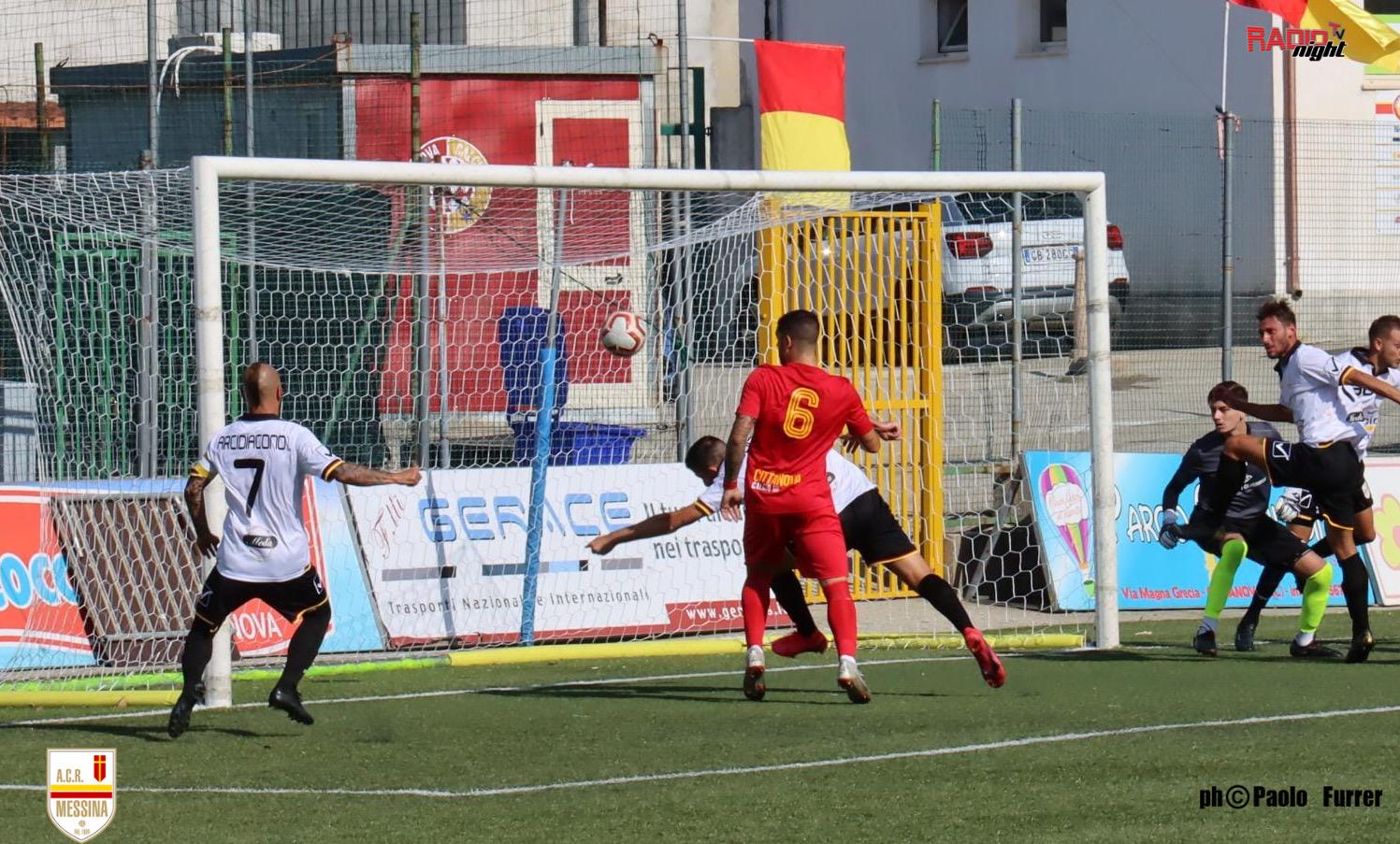 CALCIO SERIE D – Primo tempo a reti bianche per le due formazioni messinesi