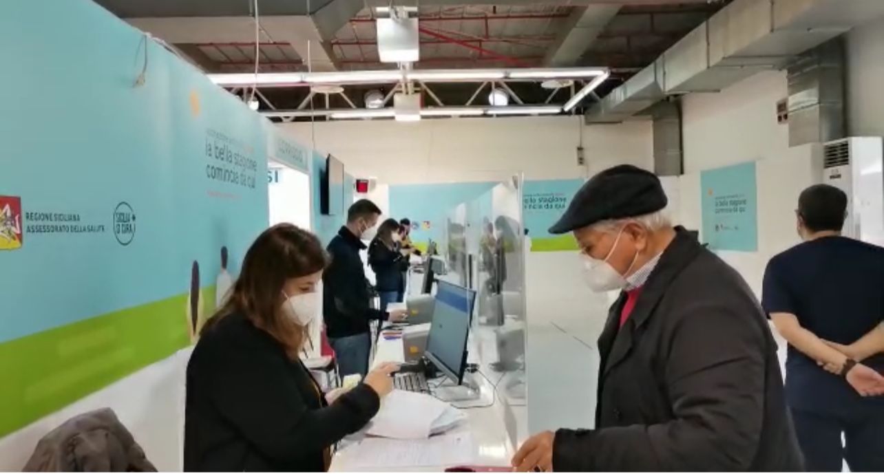 Vaccinato un mutilato di guerra