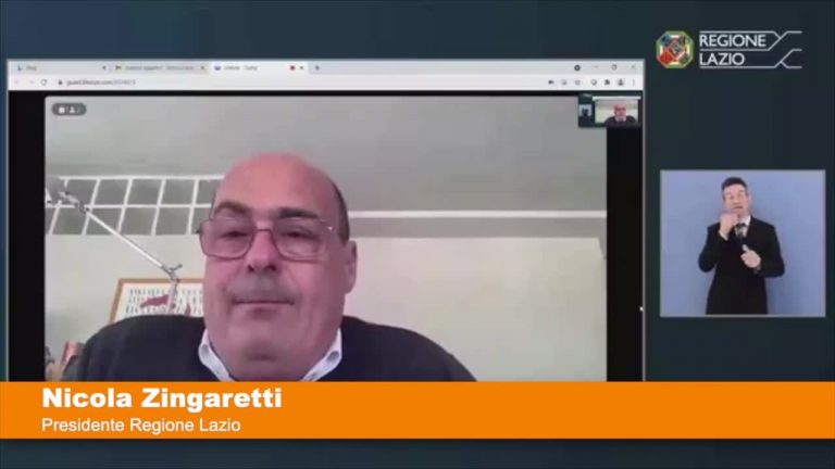 Covid, Zingaretti: “Troppe polemiche, spero torni spirito di collaborazione”