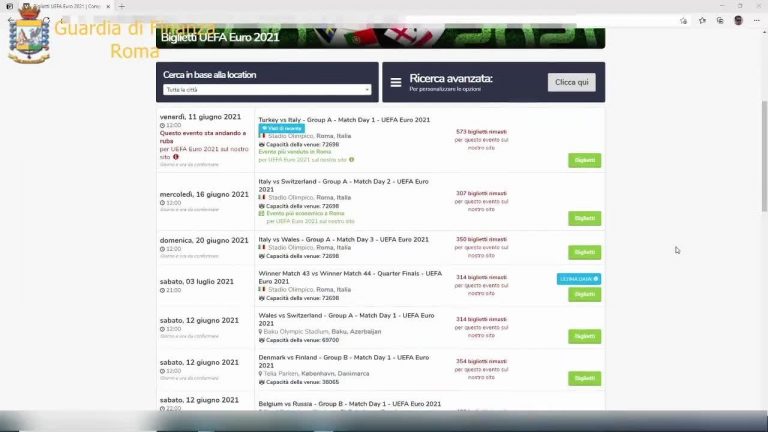 Truffa sui biglietti per gli Europei di calcio, oscurati 2 siti web