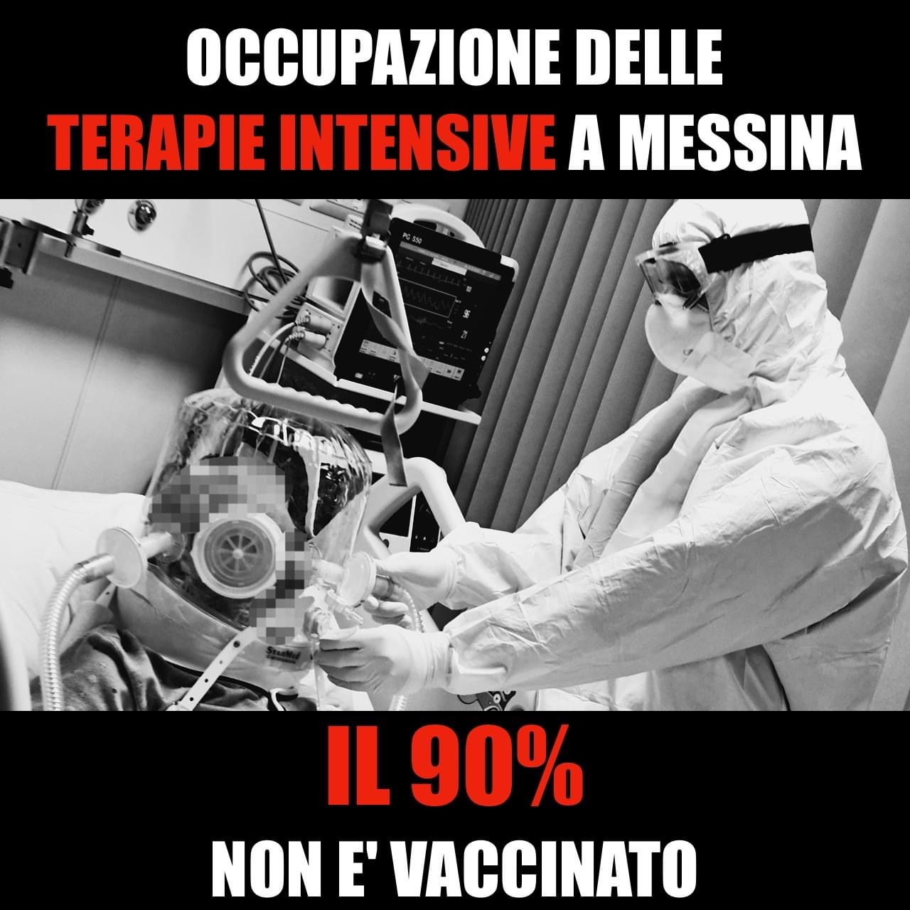 Terapie intensive intasate dai “non vaccinati”