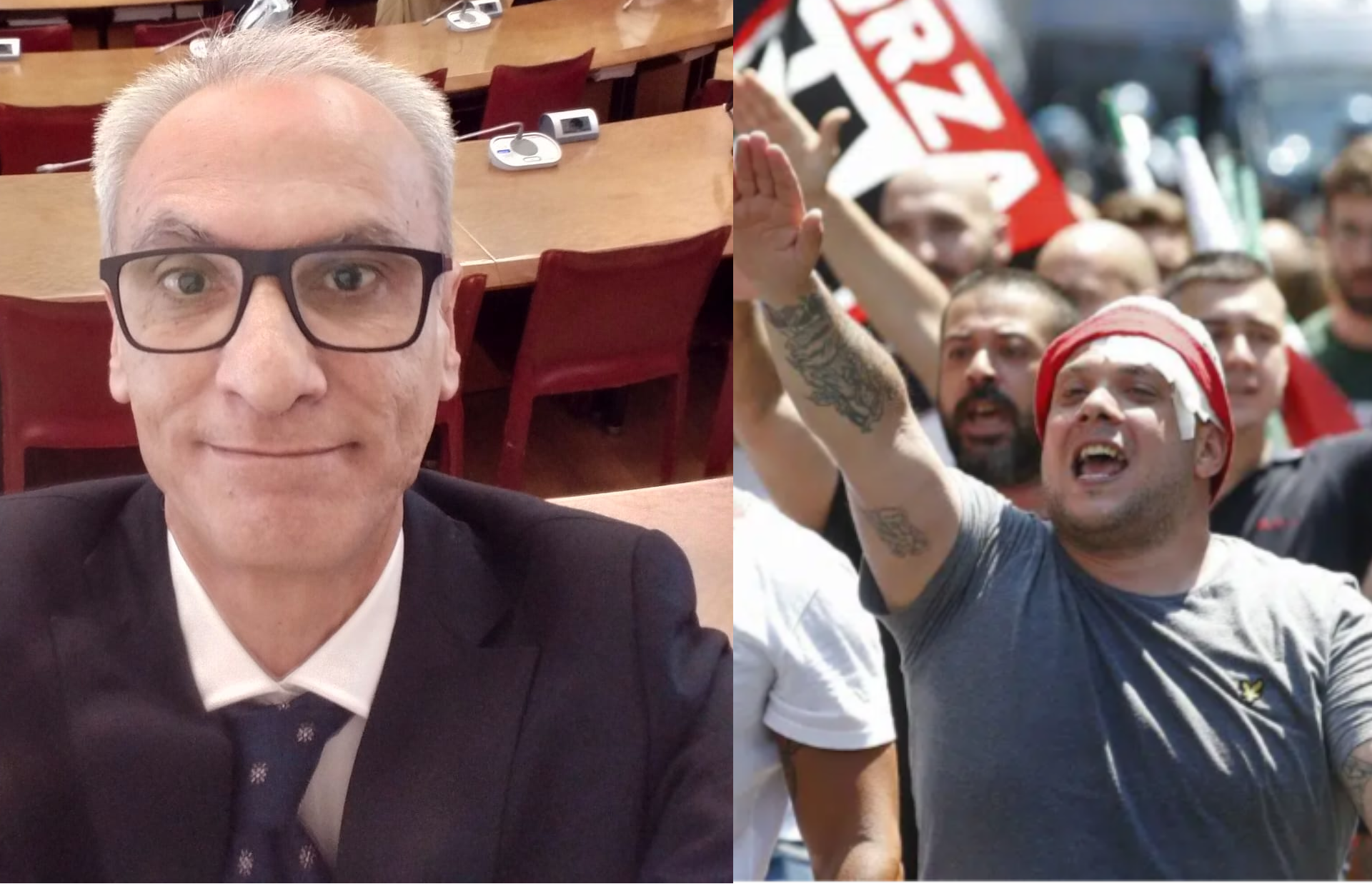 L’ex Forza Nuova invitato alla Camera, polemica sul  deluchiano Gallo