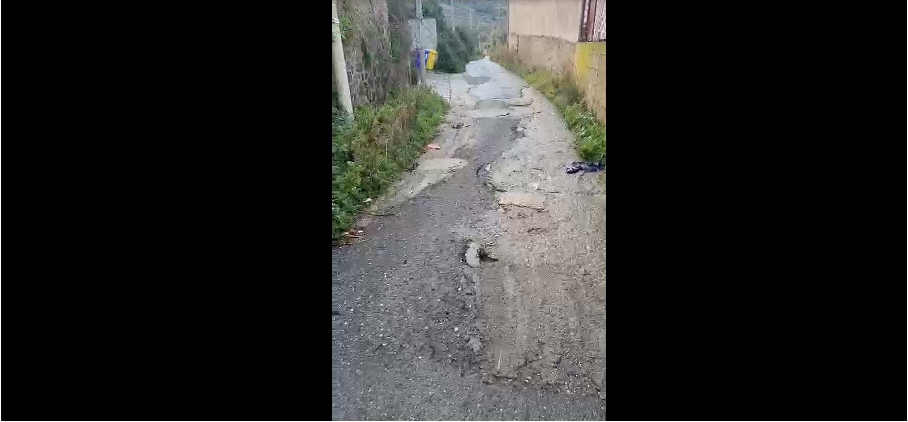 Strada rattoppata e piena di buche, cosa si attende?