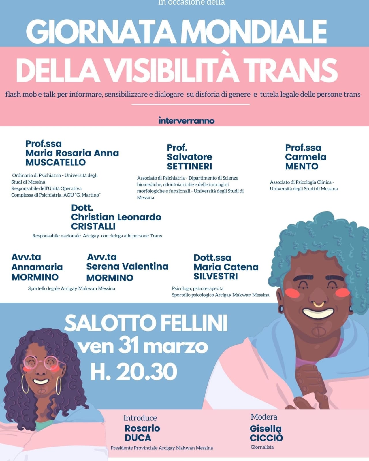 Giornata Mondiale della visibilità trans, un evento al Fellini