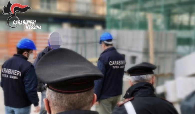 Messina: Controlli nei cantieri edili, 22 denunce e 420mila euro di multe