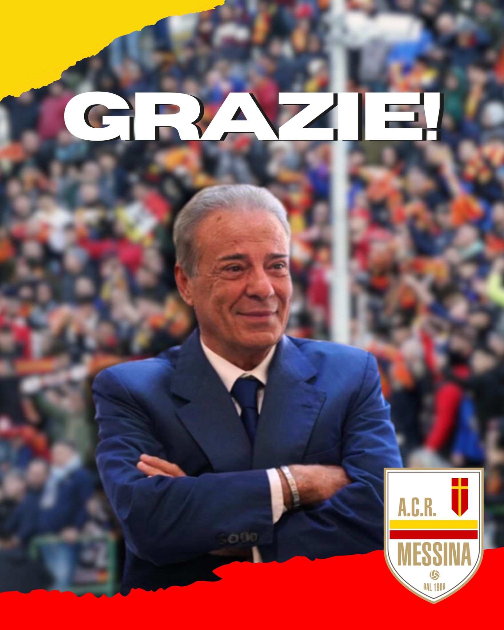 Acr Messina, il Presidente Sciotto sta bene