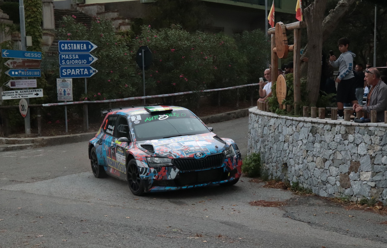 Rally del Tirreno, il palermitano Pollara e il peloritano Messina conquistano il primo posto