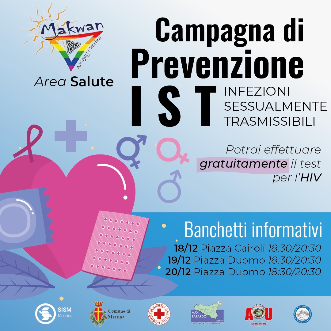 Infezioni sessualmente trasmissibili, i banchetti di Arcigay