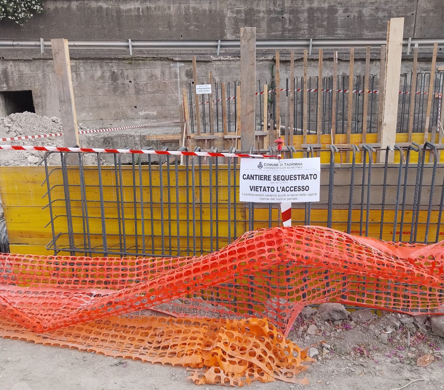 Sequestrato cantiere sul Sirina