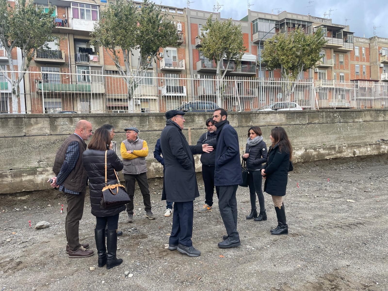 Sopralluogo del sindaco Basile al PalaMerlino: lo stato dell’arte dei lavori