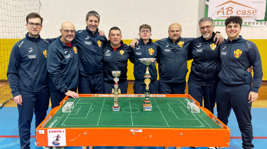 Calcio da tavolo, il Messina Table Soccer primeggia nel torneo internazionale di Rende
