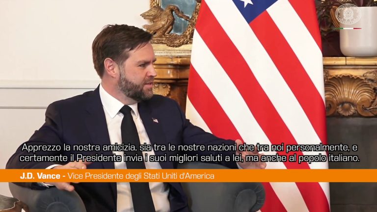 Vance incontra Meloni “Importanti negoziati commerciali tra Usa e Ue”
