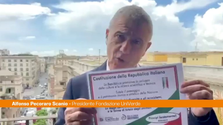25 aprile, Pecoraro Scanio “Rilanciamo nuovo articolo 9 Costituzione”