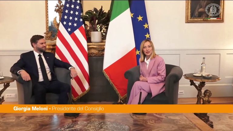 Meloni incontra Vance “Rapporto privilegiato Italia-Stati Uniti”